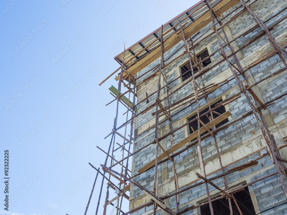 Under construction building