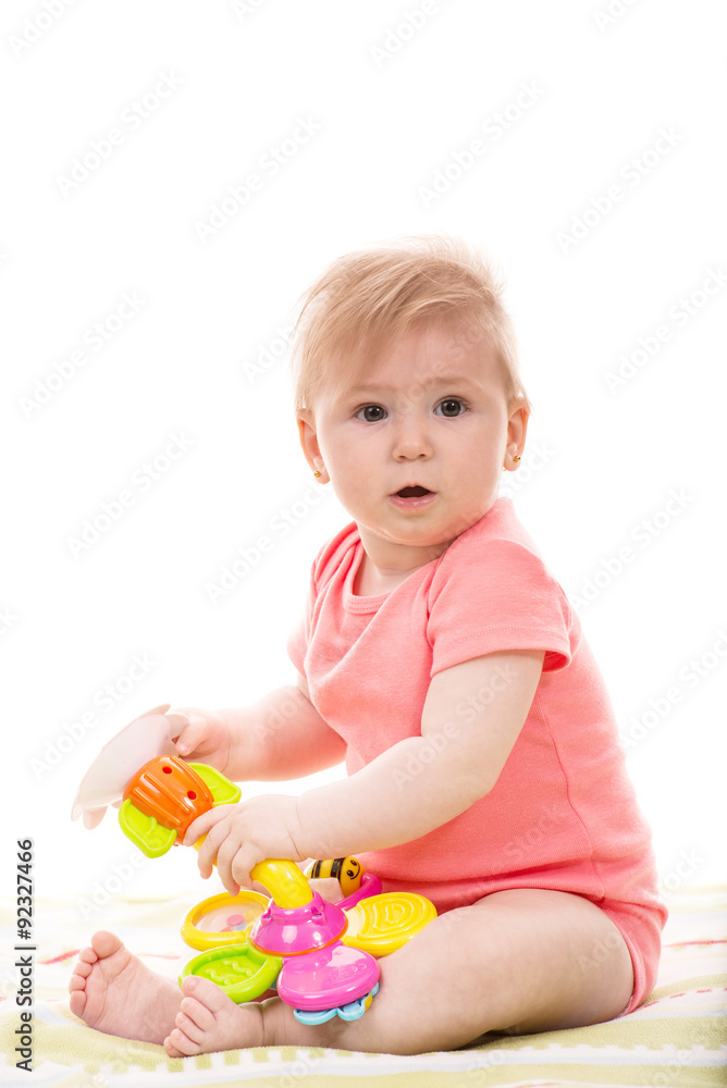 Baby playing with toys Baby playing with toys
