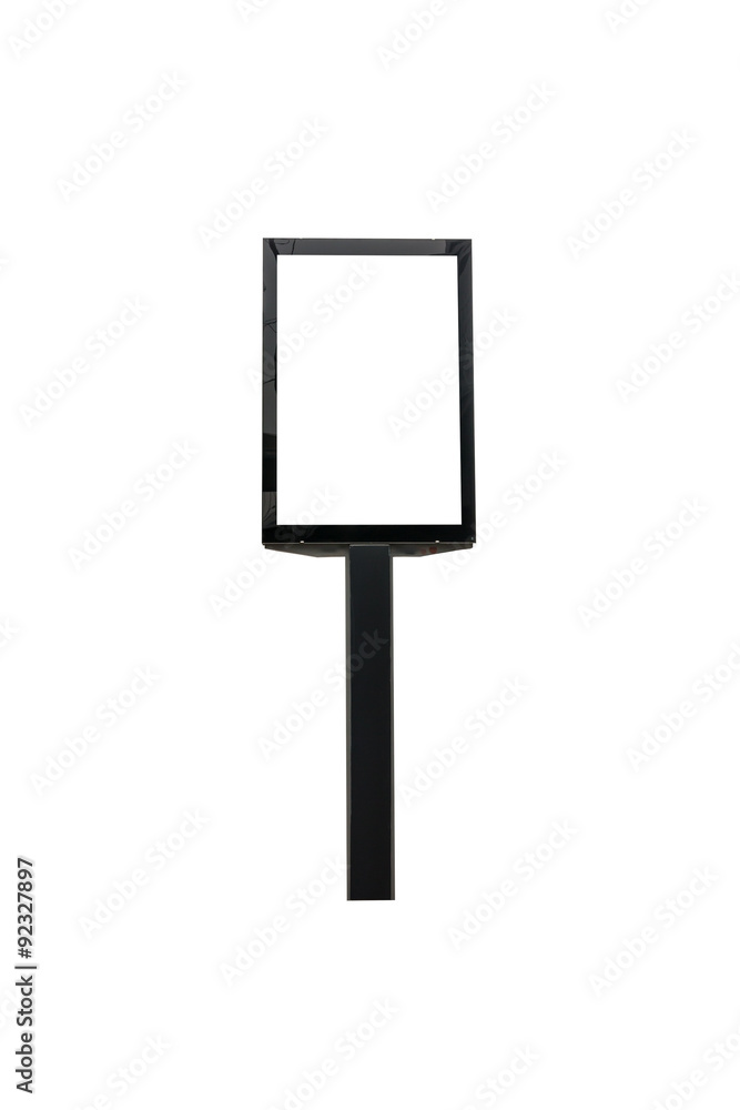 empty billboard isolated on a white empty billboard isolated on a white