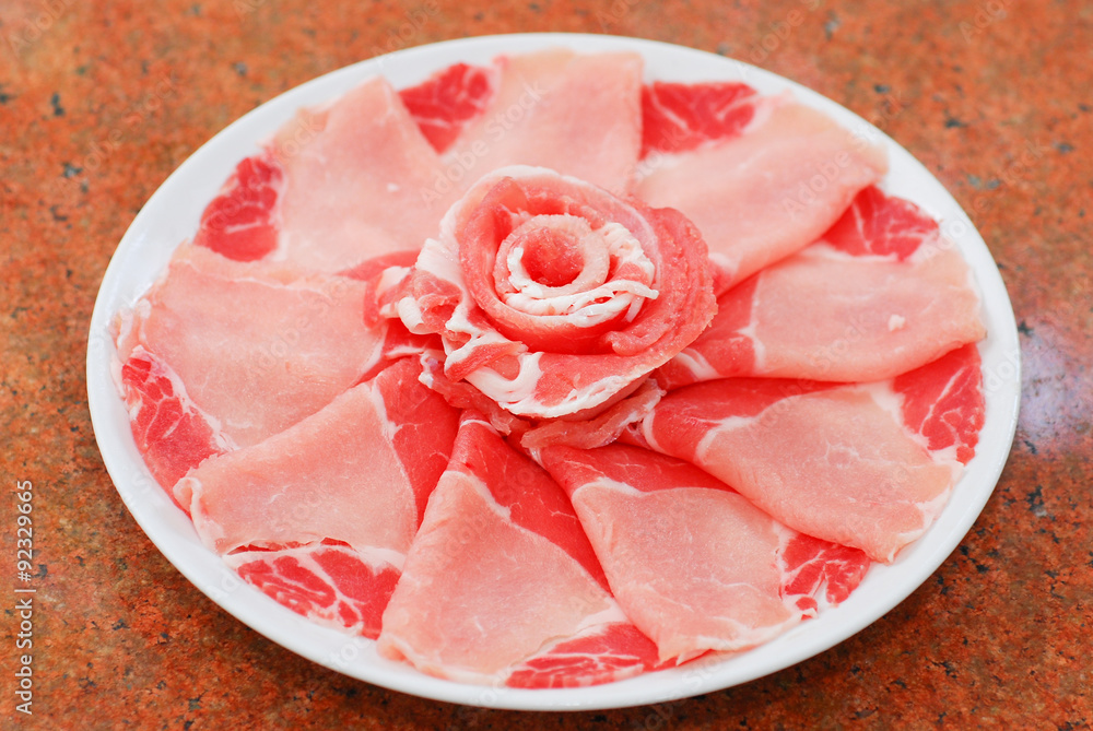 pork sliced for hot pot sukiyaki shabushabu pork sliced for hot pot sukiyaki shabushabu