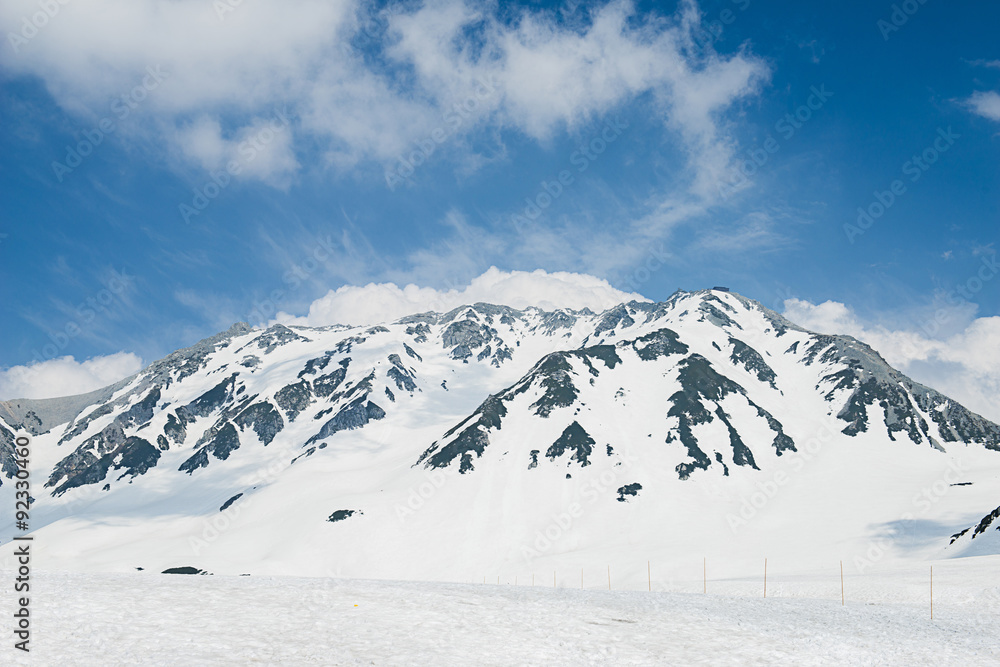 Ski round trip at Tateyama Kurobe Alpine Route, Japan destination travel