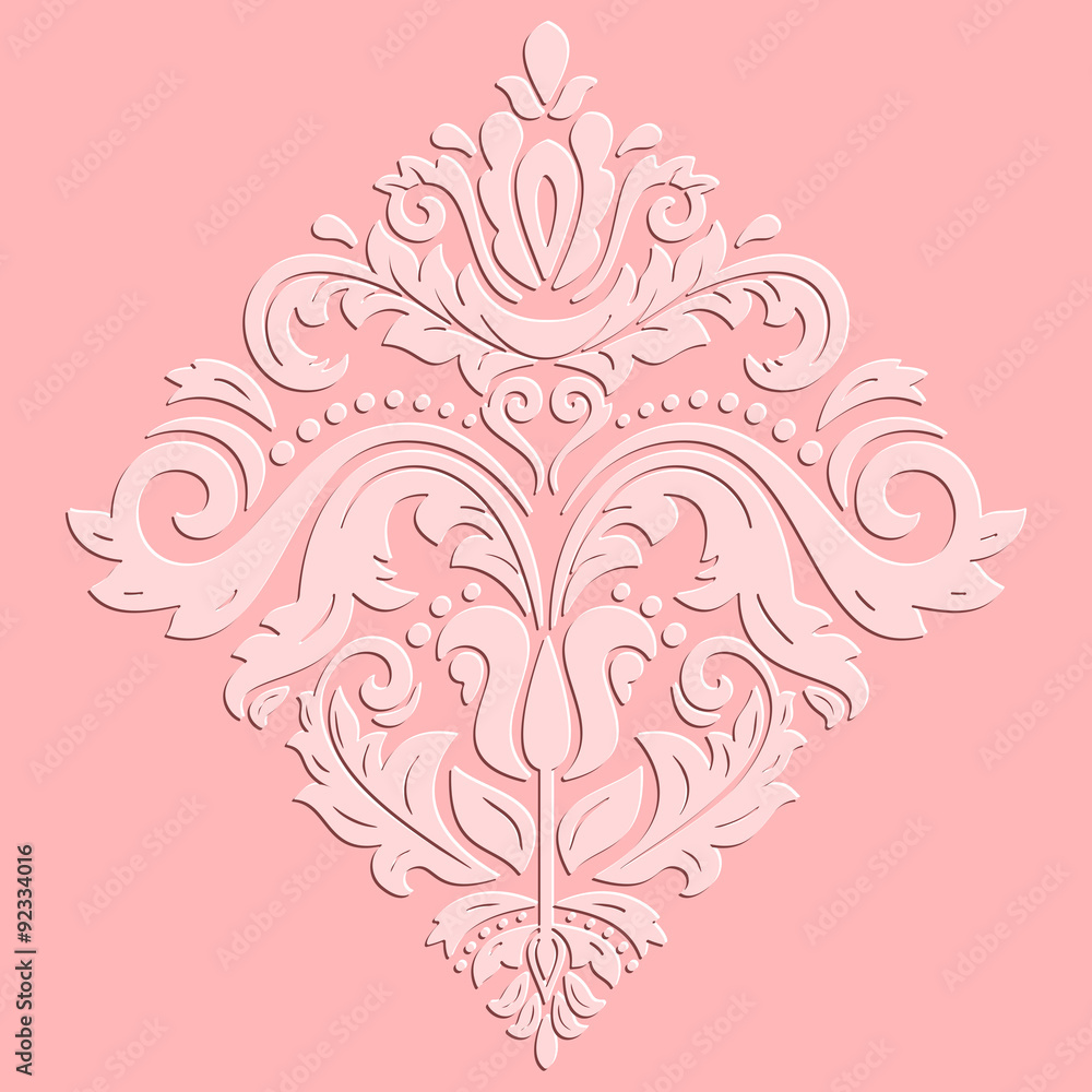 Oriental  Pattern With 3D Elements