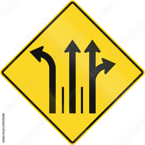 Free Download Three Lanes With Left Turn Lane in Canada - GFXLoad