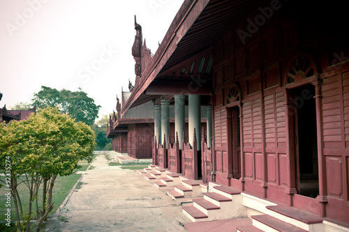 Mandalay palace at Mandalay city of Myanmar Burma