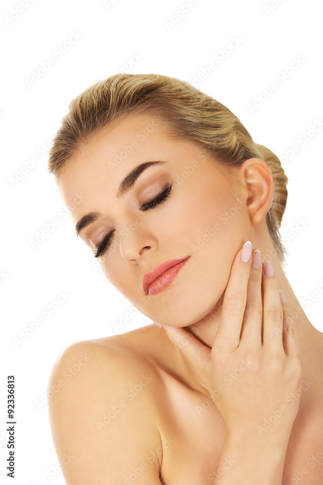 Young beautiful spa woman. Young beautiful spa woman.