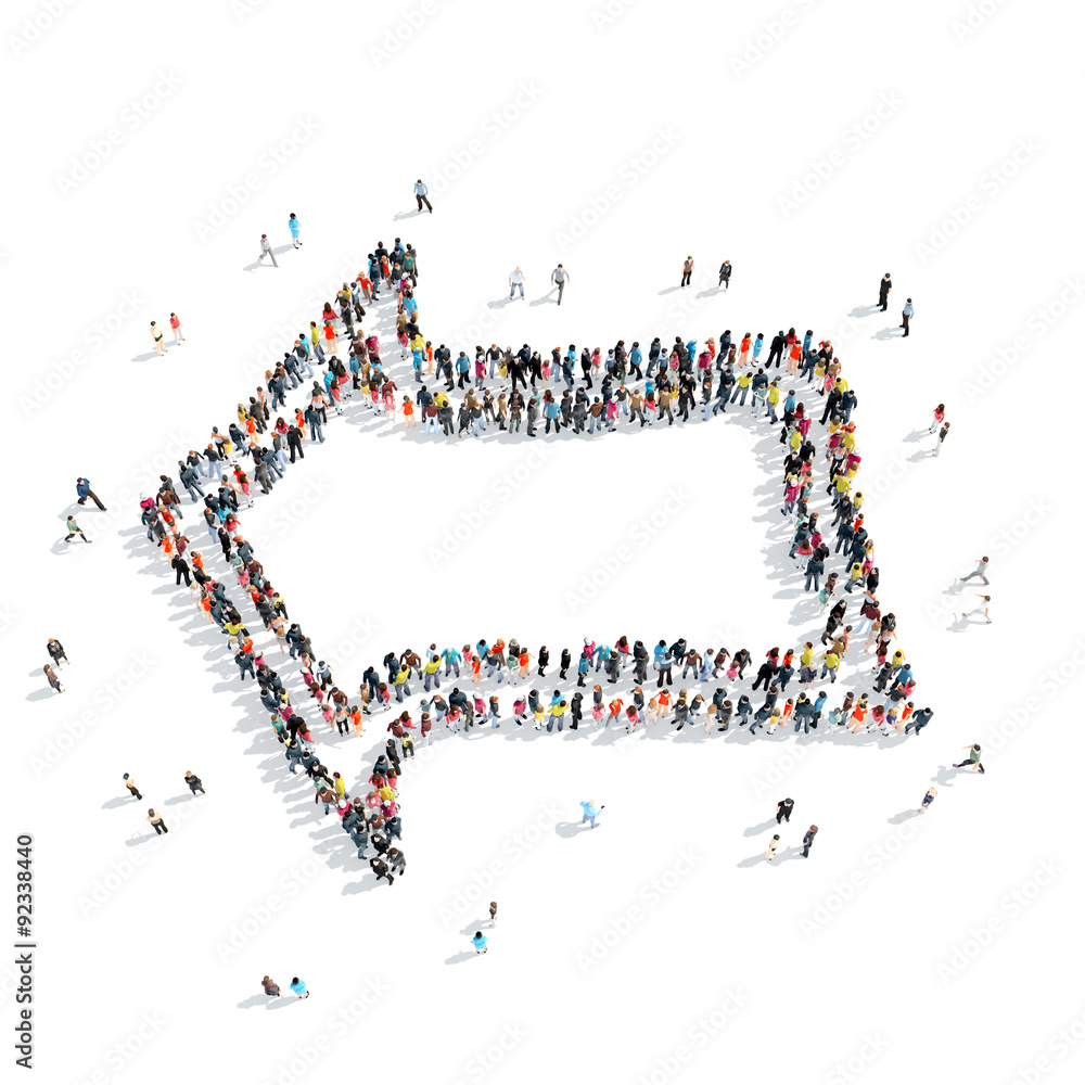 people shape arrow cartoon people shape arrow cartoon