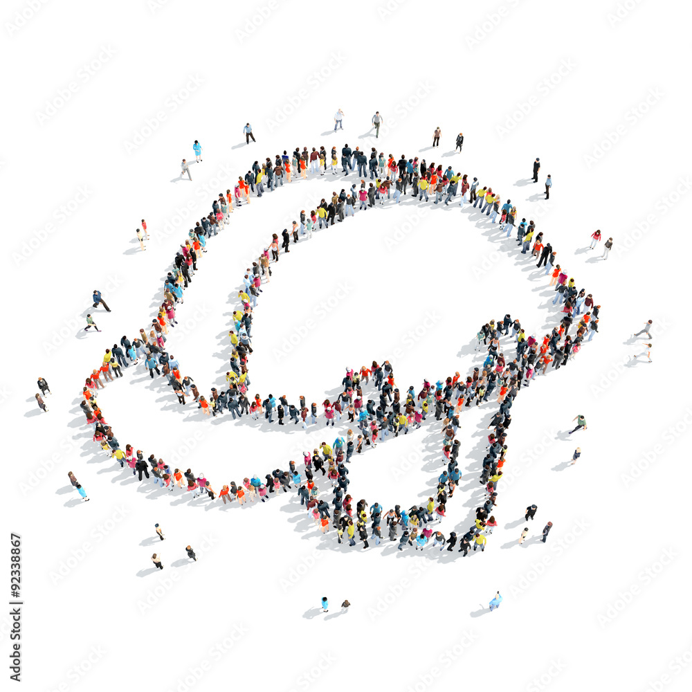 people shape helmet crowd people shape helmet crowd