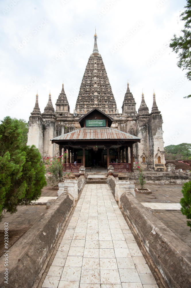 Ancient architecture of old Buddhist Temples at Bagan Kingdom Ancient architecture of old Buddhist Temples at Bagan Kingdom