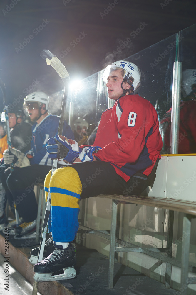 ice hockey player portrait ice hockey player portrait