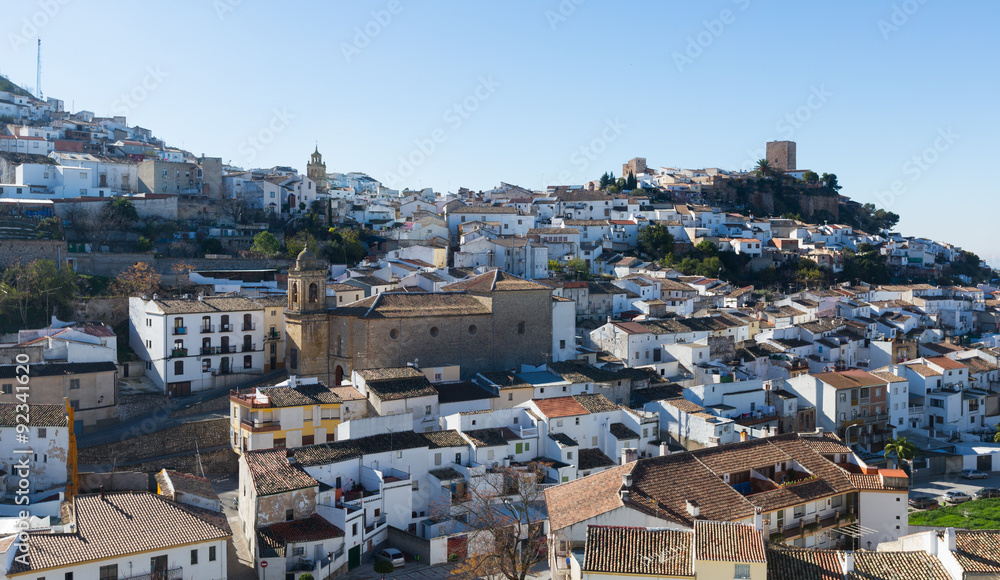 General view of  old andalusian town. Martos