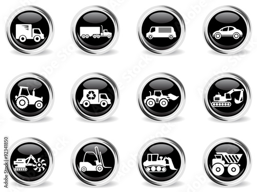 Transportation & Loading Machines Icons