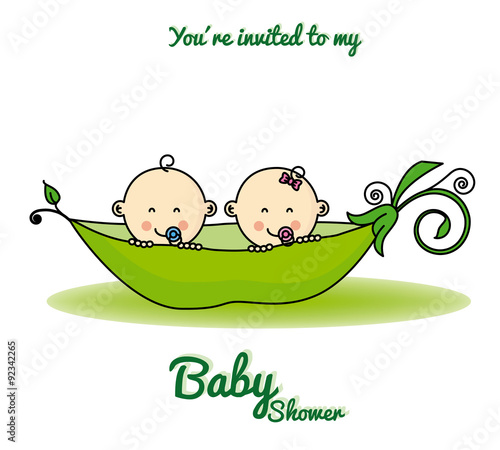 Twins baby shower