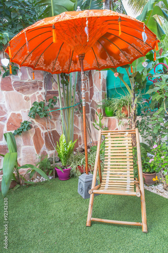 Fotografie coin de jardin style marocain