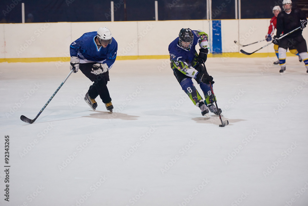 Naklejka premium ice hockey sport players