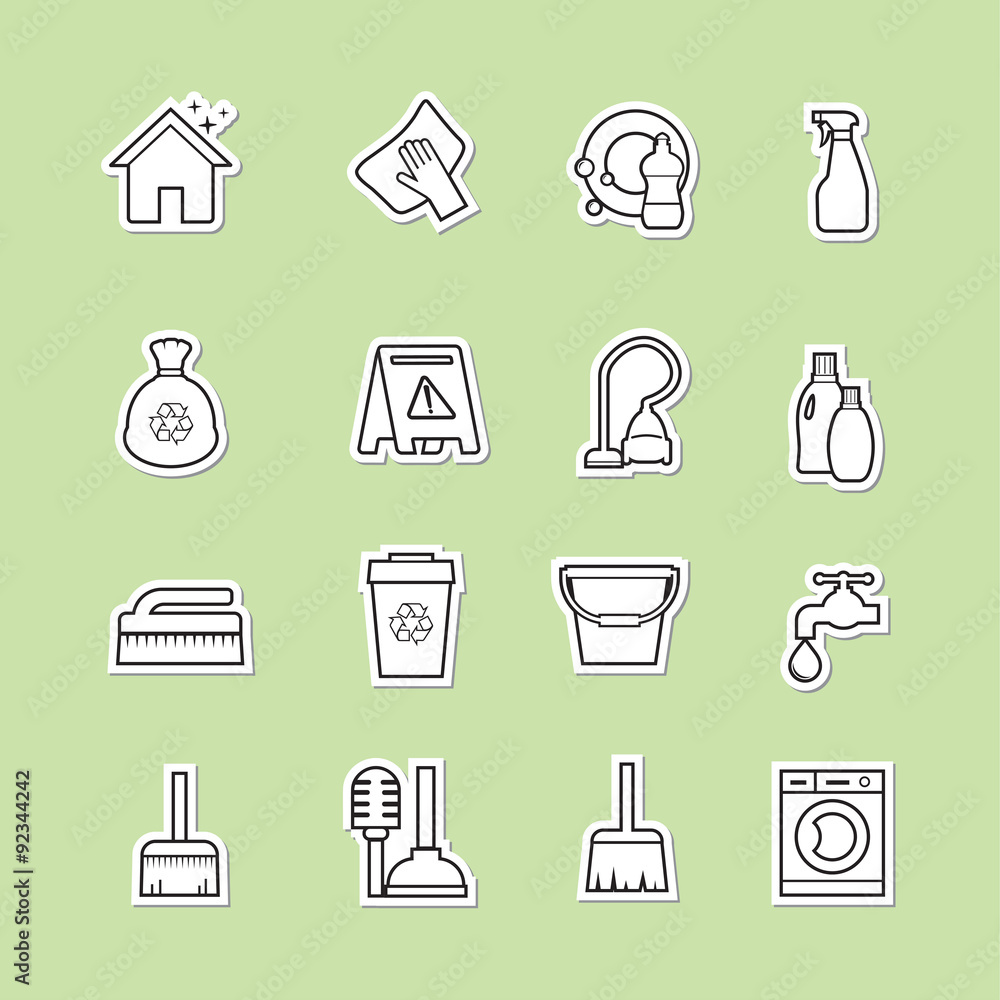 cleaning icon cleaning icon