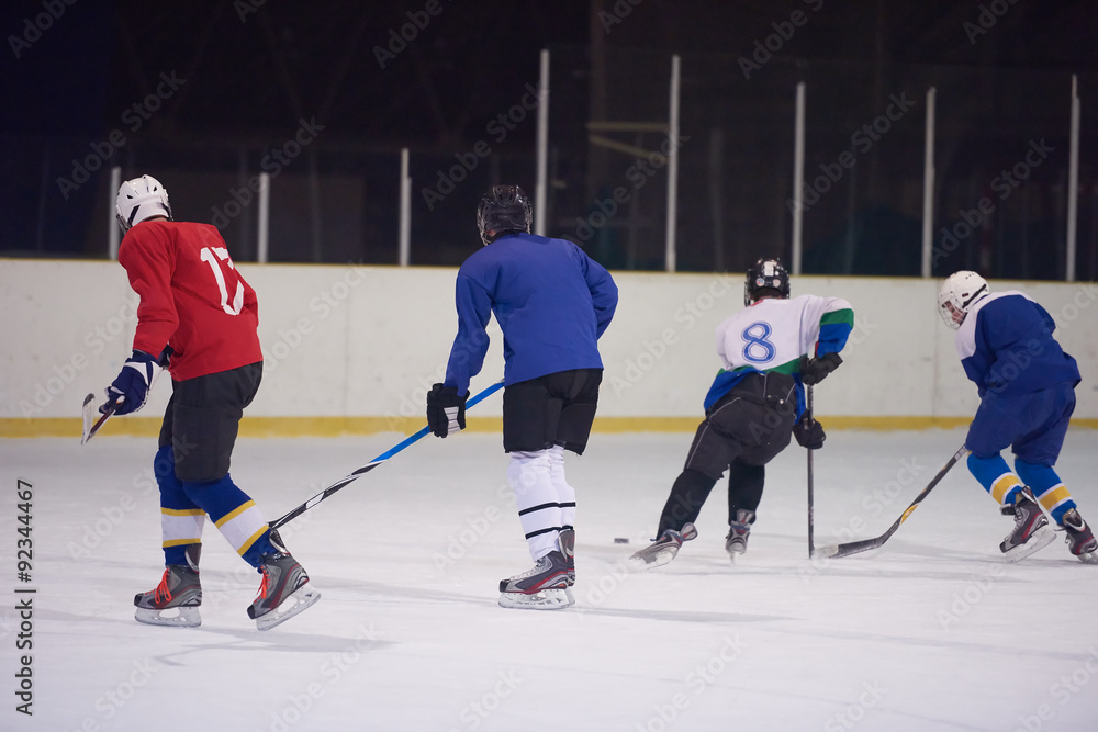 Fototapeta premium ice hockey sport players