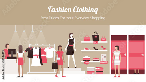 Fashion clothing store