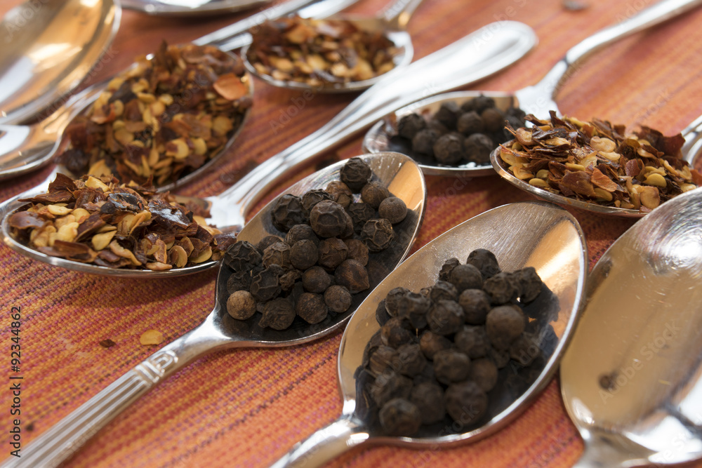 crushed red pepper and black pepper crushed red pepper and black pepper