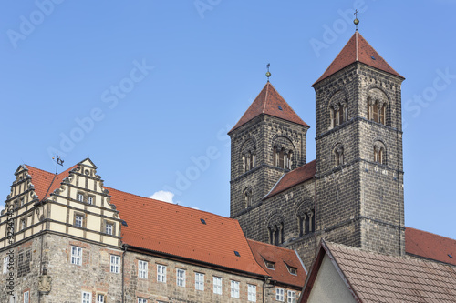 Fototapeta Naklejka Na Ścianę i Meble -  Die Stiftskirche in Quedlinburg, Harz