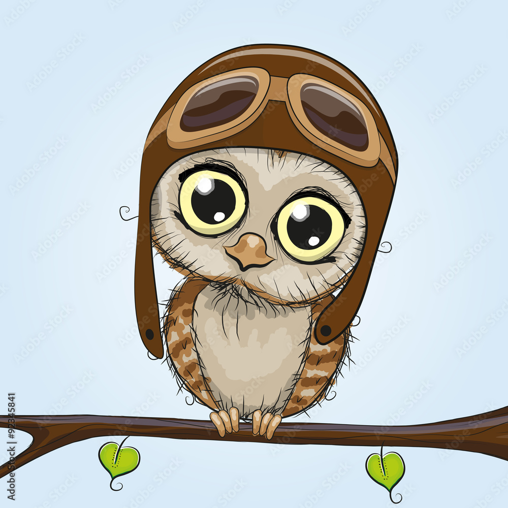 Naklejka premium Cute Owl