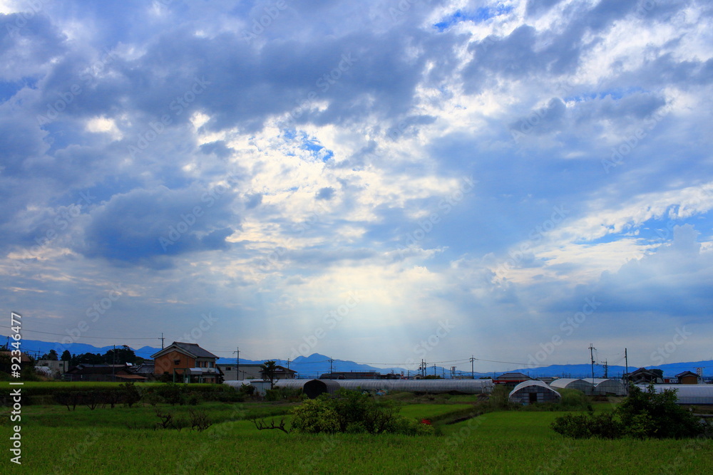 Obraz premium 奈良 山の辺の道