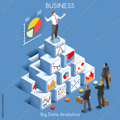 Data Analytics People Isometric