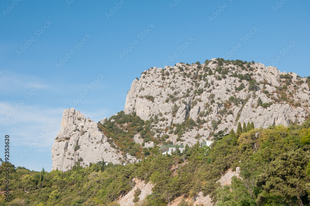 Koshka or Cat mountain. Black Sea coast, Simeiz, Crimea Koshka or Cat mountain. Black Sea coast, Simeiz, Crimea