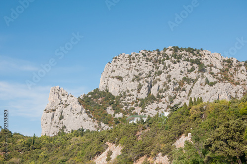 Koshka or Cat mountain. Black Sea coast, Simeiz, Crimea