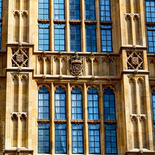 old in london  historical    parliament glass  window    structu