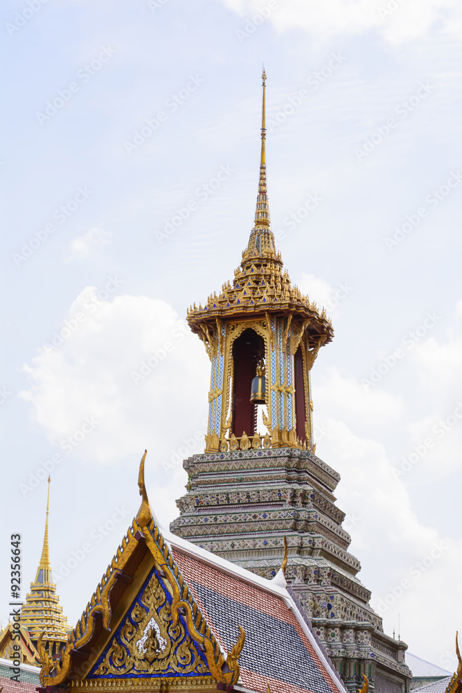 Fototapeta premium Wat Phra Kaew is a landmark of the Thailand. 