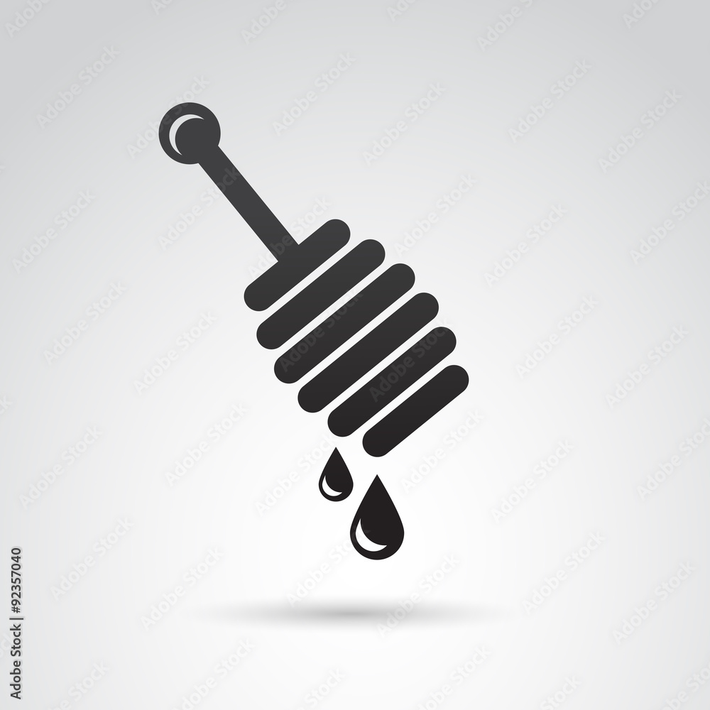 Honey VECTOR icon. Honey VECTOR icon.