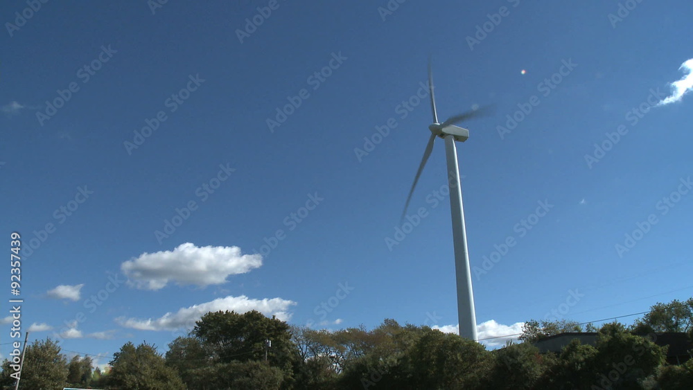 Wind Turbine creates energy Wind Turbine creates energy