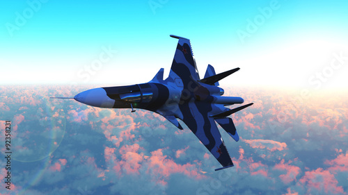 The Russian warplane