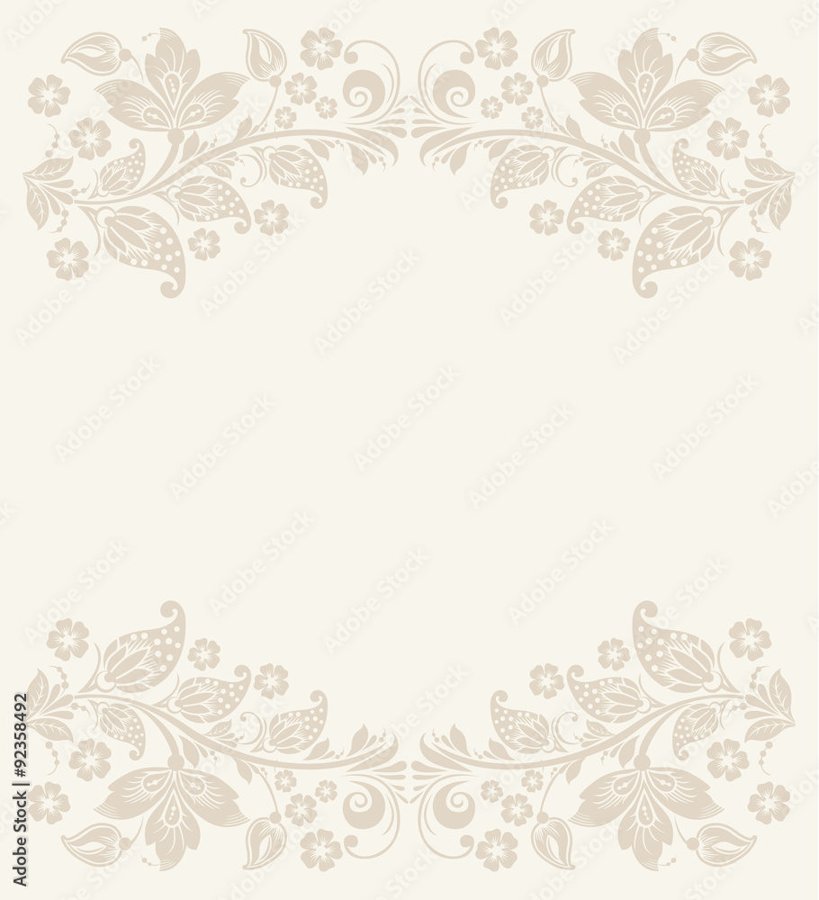 Vector Abstract floral background