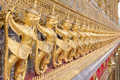 Wat Phra Kaew is a landmark of the Thailand. 