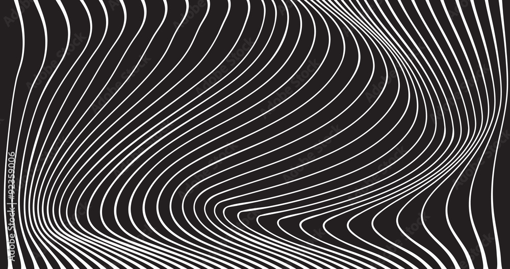 black and white mobious wave stripe optical design black and white mobious wave stripe optical design