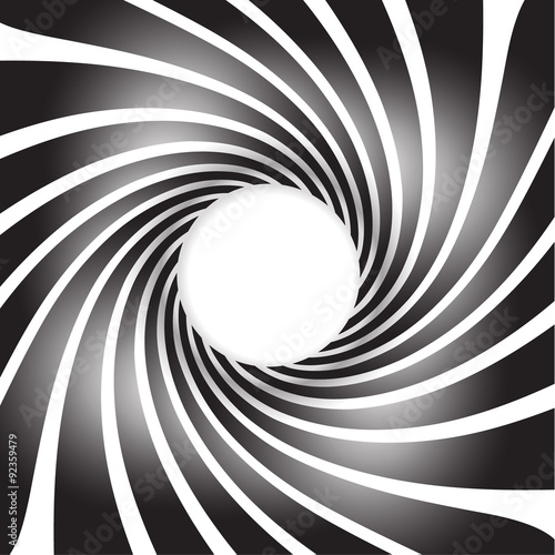 Abstract rotating shapes. Dynamic swirling, twirling background