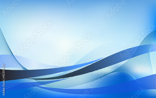 abstract flowing water wave vector background design element