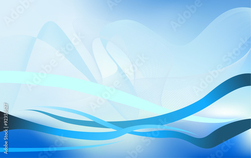 abstract flowing water wave vector background design element