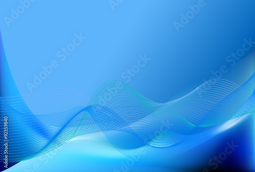 abstract flowing water wave vector background design element