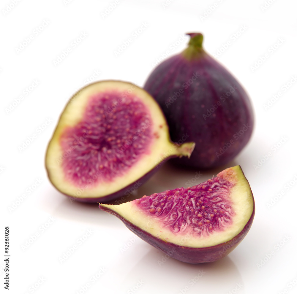 Fresh figs isolated on white Fresh figs isolated on white