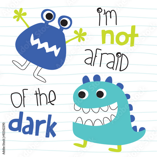 funny monsters vector illustration
