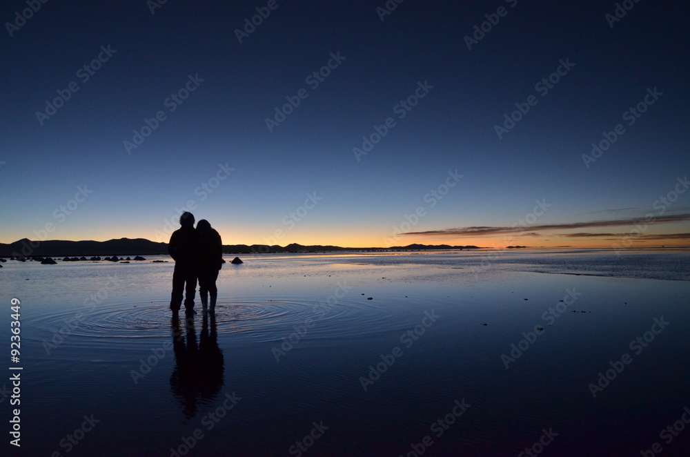 Naklejka premium ウユニ塩湖