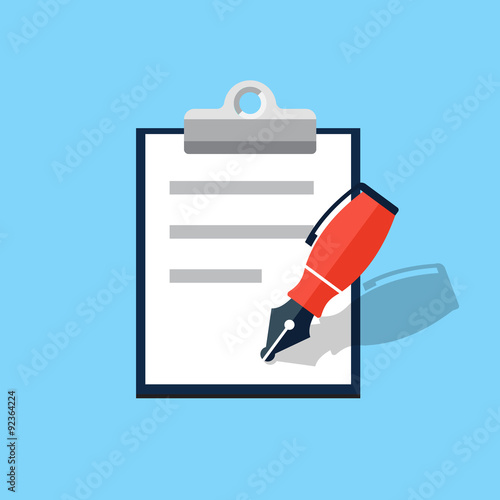 Vector contract icon