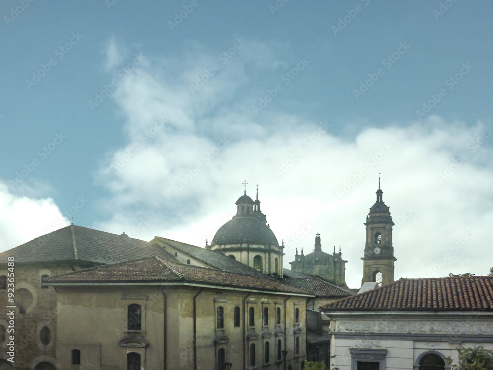 Colonial Architecture at Historic Center of Bogota Colombia