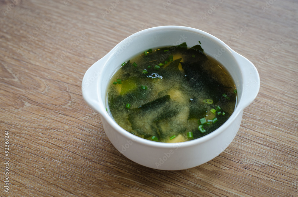 Japanese miso soup