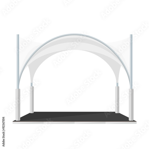folding tent marquee pavilion illustration.