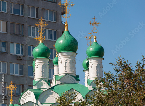 Moscow, Russia. Church Simeon on Cook built in 1676 photo