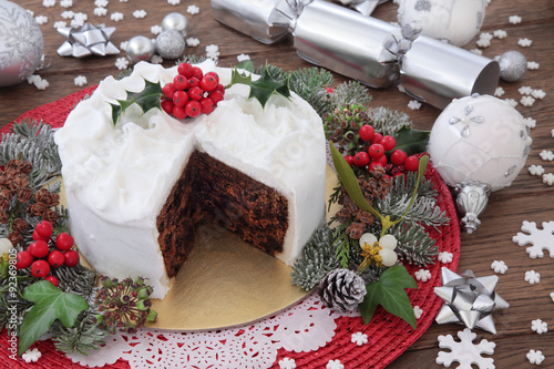 Traditional Christmas Cake photo