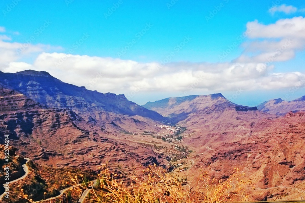Fototapeta premium Bergwelt Gran Canaria